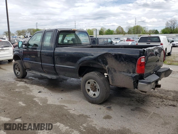 2008 Ford F-250 with VIN 1FDSX21568EE47176, listed as a Copart auction lot 54058325 with 169,671 mi miles and Salvage title. Bid and sale history available at DreamBid. Image 2.