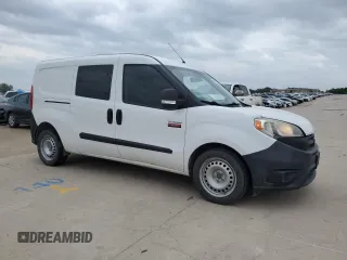2017 Ram ProMaster City Cargo Tradesman with VIN ZFBERFAB2H6E12028, listed as a Copart auction lot 50894335 with 93,474 mi miles and Salvage Title. Bid and sale history available at carsss.com. Image 4.