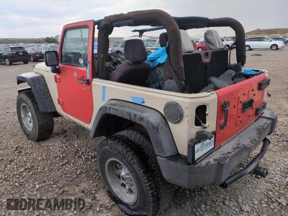 2013 Jeep Wrangler Sahara with VIN 1C4AJWBG9DL560781, listed as a Copart auction lot 61980265 with 86,436 mi miles and Salvage title. Bid and sale history available at DreamBid. Image 2.
