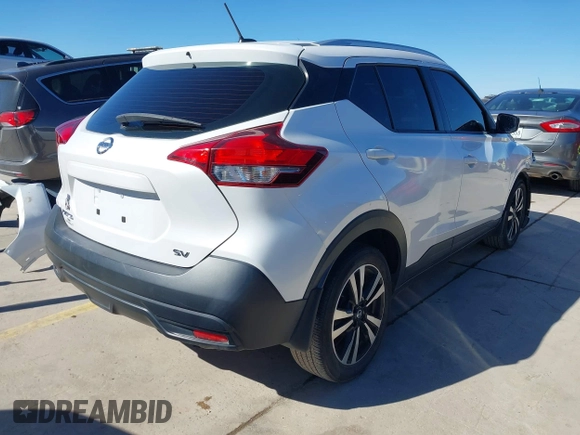 2019 Nissan Kicks S with VIN 3N1CP5CU3KL525065, listed as a IAAI auction lot 41232000 with 46,778 mi miles and . Bid and sale history available at carsss.com. Image 4.