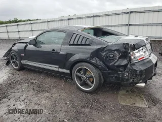 2007 Ford Mustang GT Deluxe with VIN 1ZVHT82H075356342, listed as a Copart auction lot 66932034 with 38,367 mi miles and Salvage Title. Bid and sale history available at carsss.com. Image 2.
