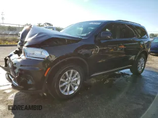 2024 Dodge Durango SXT with VIN 1C4RDJAG4RC115001, listed as a Copart auction lot 50736235 with 22,332 mi miles and Clean title. Bid and sale history available at DreamBid. Image 1.