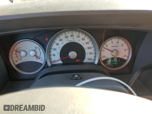 2008 Dodge Durango SLT with VIN 1D8HB48N38F121393, listed as a Copart auction lot 79657454 with 243,891 mi miles and Salvage title. Bid and sale history available at DreamBid. Image 9.