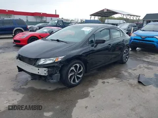 2015 Honda Civic Sedan LX with VIN 19XFB2F55FE032171, listed as a IAAI auction lot 41998655 with 116,857 mi miles. Bid and sale history available at carsss.com. Image 22.