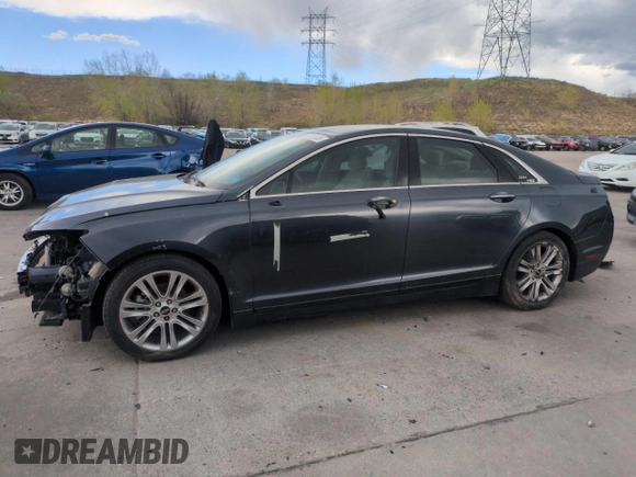 2013 Lincoln MKZ Hybrid with VIN 3LN6L2LU2DR816897, listed as a Copart auction lot 55295105 with 147,743 mi miles and Salvage Title. Bid and sale history available at carsss.com. Image 1.