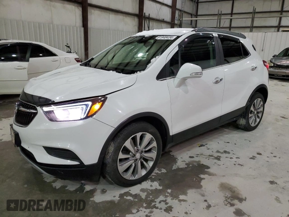 2019 Buick Encore Preferred with VIN KL4CJASB7KB814985, listed as a Copart auction lot 81948434 with 50,785 mi miles and Salvage Title. Bid and sale history available at DreamBid. Image 1.