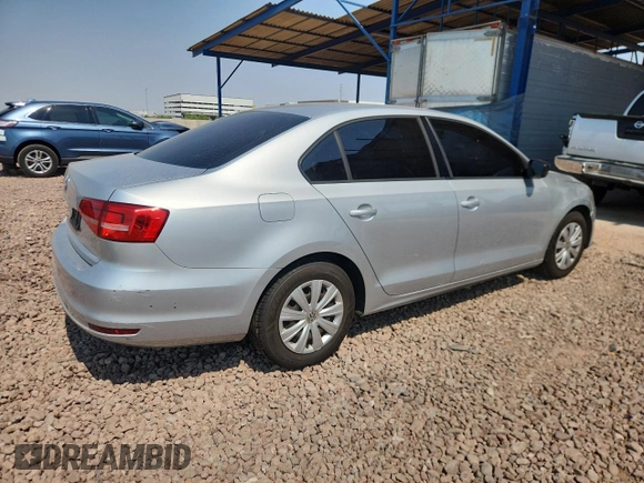 2015 Volkswagen Jetta S with VIN 3VW2K7AJ6FM282554, listed as a Copart auction lot 64866165 with 132,542 mi miles and Clean title. Bid and sale history available at DreamBid. Image 3.