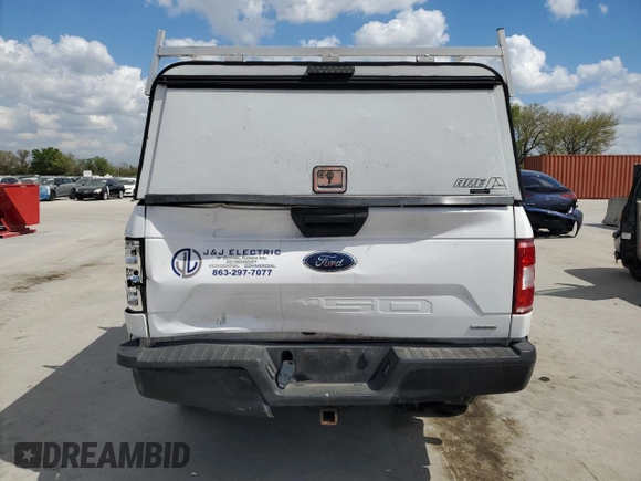 2020 Ford F-150 XL with VIN 1FTFX1E4XLKE08702, listed as a Copart auction lot 46956495 with 127,643 mi miles and Non Repairable. Bid and sale history available at carsss.com. Image 6.
