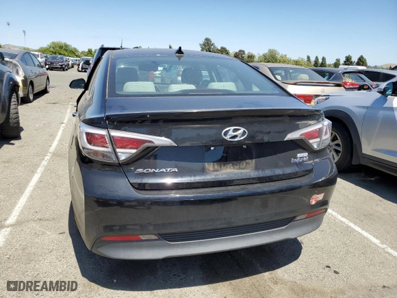 2016 Hyundai Sonata Plug-In Hybrid with VIN KMHE14L29GA031061, listed as a Copart auction lot 55126504 with 53,730 mi miles and Salvage Title. Bid and sale history available at carsss.com. Image 6.