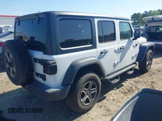 2018 Jeep Wrangler Unlimited Sport S z VIN 1C4HJXDG0JW142895, wystawiony jako IAAI lot #41989238 z przebiegiem 75 802 mil mil oraz . Historia ofert i sprzedaży dostępna na DreamBid. Obrazek 4.