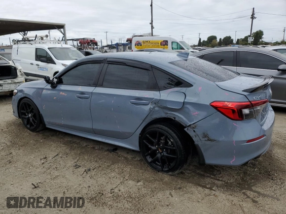 2024 Honda Civic Si with VIN 2HGFE1E57RH473667, listed as a Copart auction lot 53494905 with 12,576 mi miles and Salvage title. Bid and sale history available at DreamBid. Image 2.
