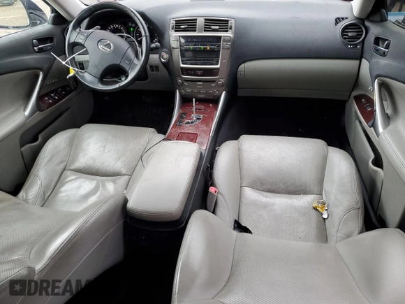2006 Lexus IS 350 with VIN JTHBE262965000071, listed as a Copart auction lot 82420324 with 203,383 mi miles and Clean title. Bid and sale history available at DreamBid. Image 8.