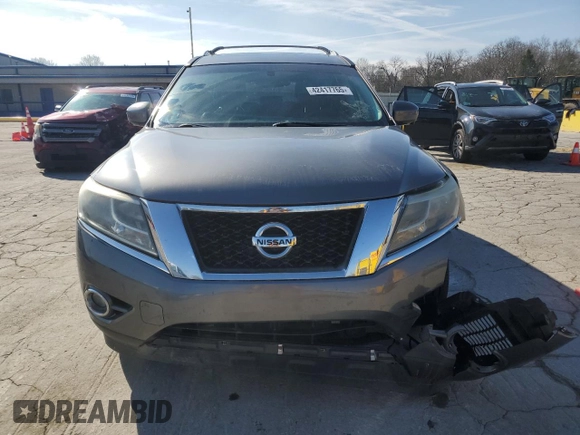 2016 Nissan Pathfinder S with VIN 5N1AR2MNXGC668940, listed as a Copart auction lot 42417765 with 152,616 mi miles and Salvage title. Bid and sale history available at DreamBid. Image 5.