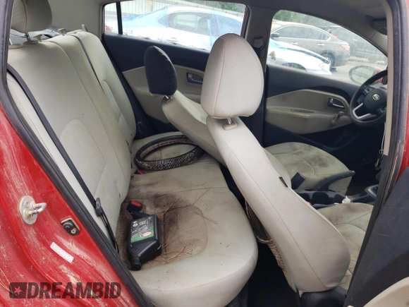 2013 Kia Rio LX with VIN KNADM4A32D6124776, listed as a Copart auction lot 54797625 with 135,217 mi miles and Clean Title. Bid and sale history available at carsss.com. Image 10.