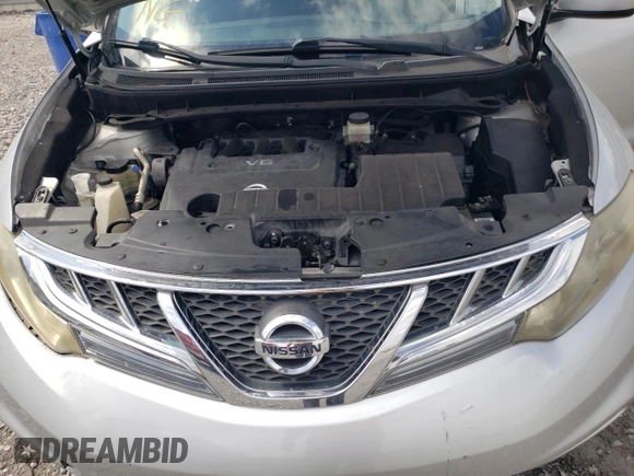 2013 Nissan Murano S with VIN JN8AZ1MU0DW211042, listed as a Copart auction lot 73593734 with 111,107 mi miles and Salvage Title. Bid and sale history available at carsss.com. Image 13.