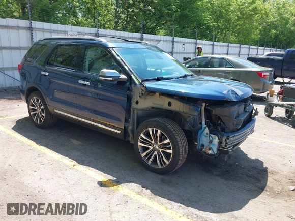 2016 Ford Explorer Platinum z VIN 1FM5K8HT5GGC71419, wystawiony jako IAAI lot #42280625 z przebiegiem 94 552 mil mil oraz . Historia ofert i sprzedaży dostępna na DreamBid. Obrazek 1.