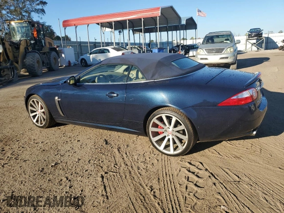 2007 Jaguar XK with VIN SAJDA44B075B06208, listed as a Copart auction lot 82694984 with 74,003 mi miles and Salvage Title. Bid and sale history available at carsss.com. Image 2.