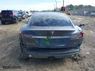 2017 Tesla Model S 100D with VIN 5YJSA1E23HF198592, listed as a IAAI auction lot 41721755 with 127,946 mi miles. Bid and sale history available at carsss.com. Image 17.
