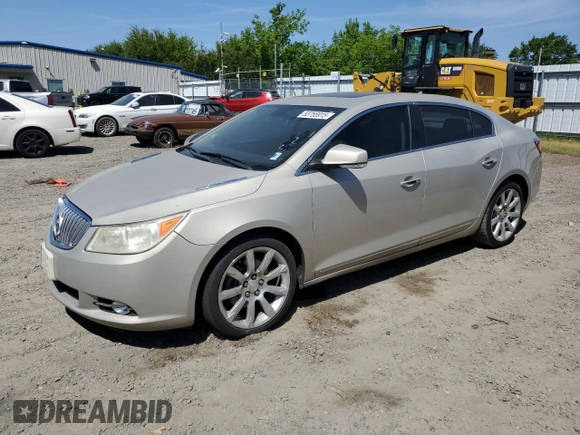 2010 Buick LaCrosse CXS with VIN 1G4GE5GV1AF269116, listed as a Copart auction lot 53755915 with 192,358 mi miles and Clean Title. Bid and sale history available at carsss.com. Image 1.