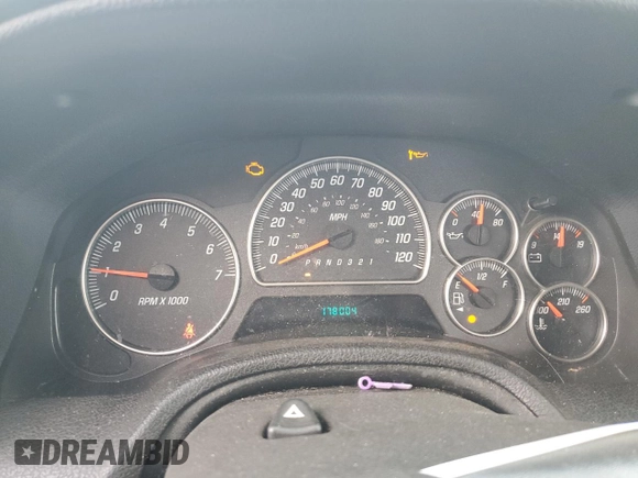 2006 GMC Envoy SLT with VIN 1GKDS13S562229399, listed as a Copart auction lot 72555814 with 178,004 mi miles and Clean Title. Bid and sale history available at DreamBid. Image 9.