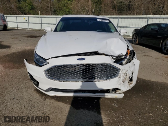 2019 Ford Fusion Titanium with VIN 3FA6P0K99KR217217, listed as a Copart auction lot 47590015 with 105,177 mi miles and Salvage Title. Bid and sale history available at carsss.com. Image 5.