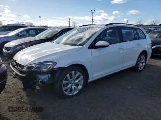 2019 Volkswagen Golf SportWagen S with VIN 3VWY57AU4KM514901, listed as a Copart auction lot 86358824 with 106,361 mi miles and Salvage Title. Bid and sale history available at carsss.com. Image 1.