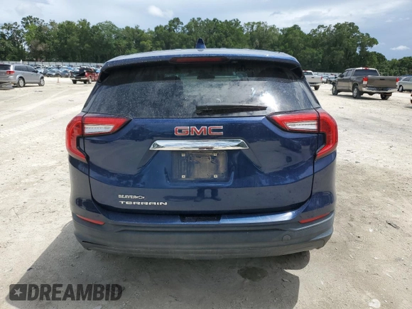 2022 GMC Terrain SLE z VIN 3GKALMEV1NL143741, wystawiony jako Copart lot #63110585 z przebiegiem 94 286 mil mil oraz Szkoda całkowita • Salvage title. Historia ofert i sprzedaży dostępna na DreamBid. Obrazek 6.