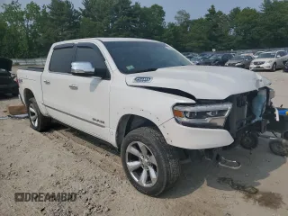 2019 Ram 1500 Limited with VIN 1C6SRFHT0KN773399, listed as a Copart auction lot 59344935 with 80,840 mi miles and Salvage title. Bid and sale history available at DreamBid. Image 4.