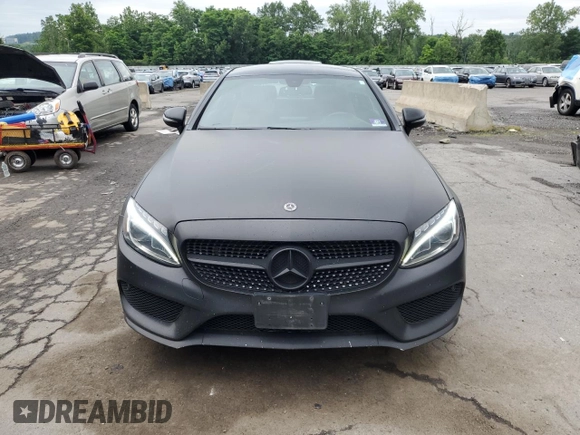 2018 Mercedes-Benz C 300 with VIN WDDWJ4KB6JF676292, listed as a Copart auction lot 62071375 with 89,615 mi miles and Salvage title. Bid and sale history available at DreamBid. Image 5.
