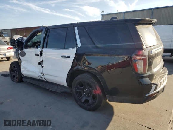 2022 Chevrolet Tahoe Commercial with VIN 1GNSCLED1NR218049, listed as a Copart auction lot 67336374 with 29,239 mi miles and Non repairable. Bid and sale history available at DreamBid. Image 2.