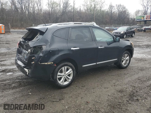 2012 Nissan Rogue SV with VIN JN8AS5MV9CW702003, listed as a Copart auction lot 51816065 with 119,878 mi miles and Salvage Title. Bid and sale history available at carsss.com. Image 3.