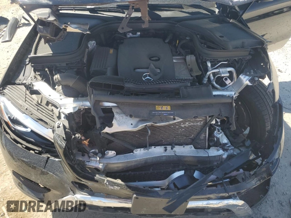 2019 Mercedes-Benz GLC 300 with VIN WDC0J4KB0KF583554, listed as a Copart auction lot 51071455 with 35,418 mi miles and Salvage Title. Bid and sale history available at DreamBid. Image 12.