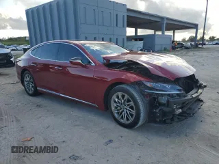2019 Lexus LS 500 with VIN JTHB51FF0K5009992, listed as a Copart auction lot 79403714 with 49,433 mi miles and Salvage title. Bid and sale history available at DreamBid. Image 4.