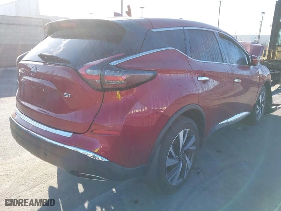 2024 Nissan Murano SL with VIN 5N1AZ2CJ9RC101040, listed as a IAAI auction lot 41228553 with 26,969 mi miles. Bid and sale history available at carsss.com. Image 4.