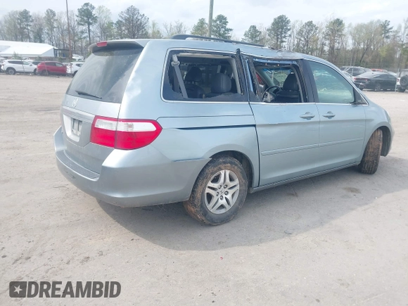 2007 Honda Odyssey EX-L z VIN 5FNRL38757B046761, wystawiony jako IAAI lot #41943033 z przebiegiem 309 270 mil mil oraz . Historia ofert i sprzedaży dostępna na DreamBid. Obrazek 4.