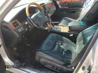 2005 Lexus LS 430 with VIN JTHBN36F455004665, listed as a Copart auction lot 55113815 with Not Provided miles and Clean Title. Bid and sale history available at carsss.com. Image 7.