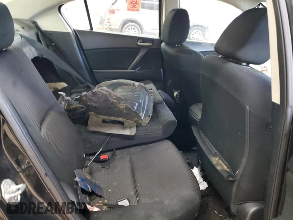2013 Mazda 3 i Sport z VIN JM1BL1U74D1835449, wystawiony jako Copart lot #57164775 z przebiegiem Nie podano mil oraz Szkoda całkowita • Salvage title. Historia ofert i sprzedaży dostępna na DreamBid. Obrazek 10.