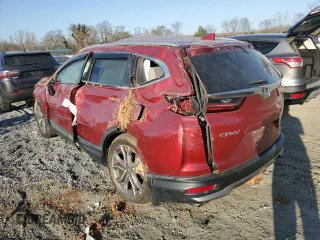2021 Honda CR-V Touring with VIN 7FARW1H90ME003877, listed as a Copart auction lot 50124965 with 0 mi miles and Salvage Title. Bid and sale history available at carsss.com. Image 2.