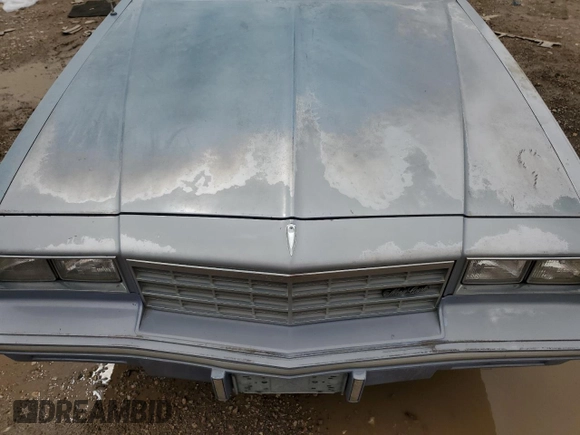 1984 Chevrolet Monte Carlo z VIN 1G1AZ37H3ER221496, wystawiony jako Copart lot #54297665 z przebiegiem 91 351 mil mil oraz Szkody całkowita. Historia ofert i sprzedaży dostępna na DreamBid. Obrazek 11.