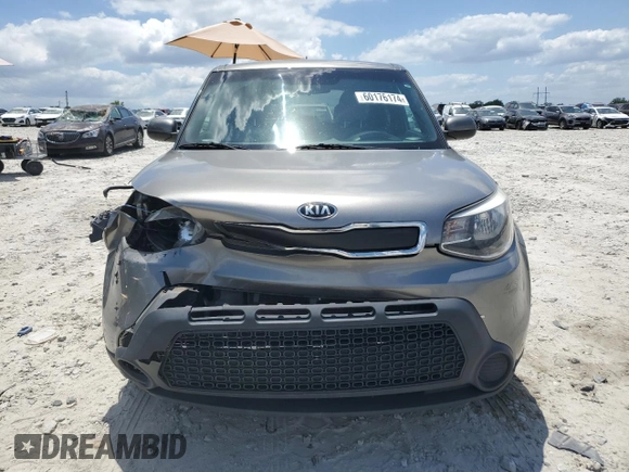 2016 Kia Soul with VIN KNDJN2A24G7379667, listed as a Copart auction lot 60176174 with 76,279 mi miles and Salvage Title. Bid and sale history available at carsss.com. Image 5.