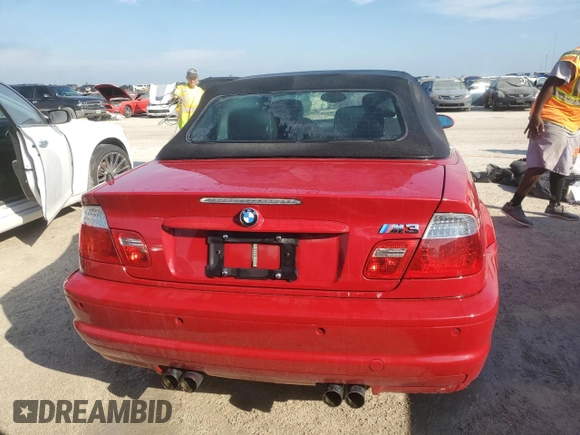 2003 BMW 3 Series M3 with VIN WBSBR93453PK03651, listed as a Copart auction lot 74519584 with 0 mi miles and Salvage Title. Bid and sale history available at carsss.com. Image 6.