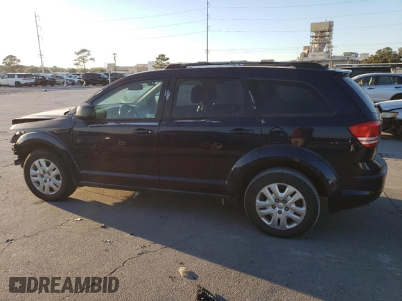 2018 Dodge Journey SE with VIN 3C4PDCAB2JT383027, listed as a Copart auction lot 83073874 with 70,386 mi miles and Salvage Title. Bid and sale history available at carsss.com. Image 2.