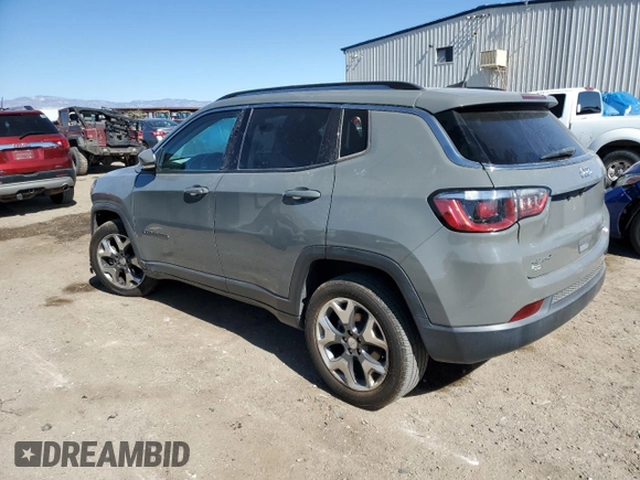 2020 Jeep Compass Limited with VIN 3C4NJDCB3LT167127, listed as a Copart auction lot 42777995 with 101,783 mi miles and Salvage Title. Bid and sale history available at carsss.com. Image 2.