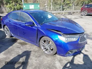 2018 Acura TLX w/A-SPEC Pkg with VIN 19UUB2F65JA011477, listed as a IAAI auction lot 41726602 with 187,840 mi miles. Bid and sale history available at carsss.com. Image 1.