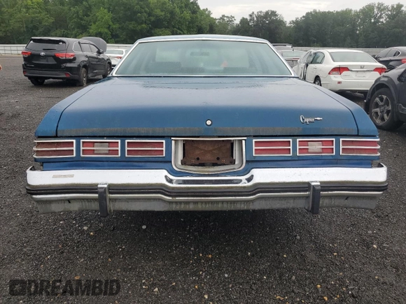 1976 Chevrolet Caprice z VIN 1N69U6J131687, wystawiony jako Copart lot #63160005 z przebiegiem 57 763 mil mil oraz Czysty tytuł • Clean title. Historia ofert i sprzedaży dostępna na DreamBid. Obrazek 6.