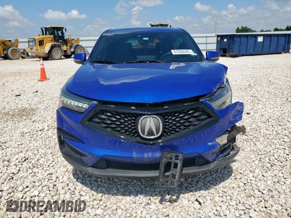 2019 Acura RDX w/A-Spec Pkg with VIN 5J8TC1H68KL015562, listed as a Copart auction lot 61030595 with 85,735 mi miles and Salvage title. Bid and sale history available at DreamBid. Image 5.