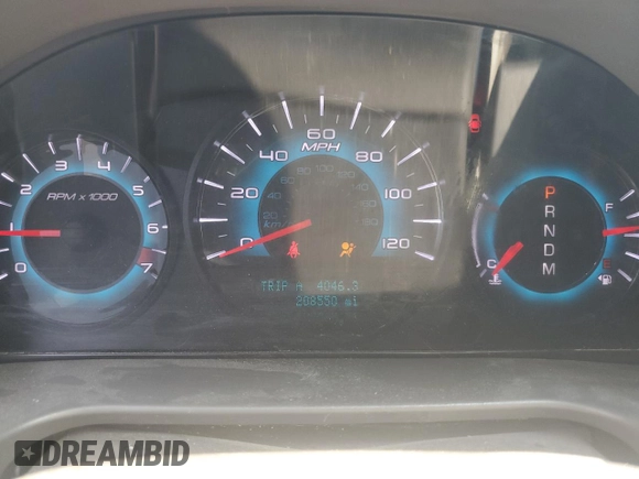 2012 Ford Fusion SEL z VIN 3FAHP0JG3CR178411, wystawiony jako Copart lot #59526405 z przebiegiem 208 550 mil mil oraz Szkoda całkowita • Salvage title. Historia ofert i sprzedaży dostępna na DreamBid. Obrazek 9.