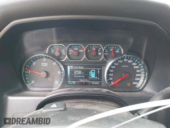 2016 Chevrolet Silverado 1500 LT with VIN 3GCPCREC1GG117881, listed as a IAAI auction lot 42106305 with 164,510 mi miles and . Bid and sale history available at DreamBid. Image 7.