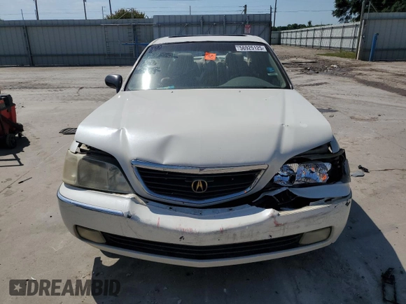 2002 Acura RL z VIN JH4KA96582C001815, wystawiony jako Copart lot #56925125 z przebiegiem Nie podano mil oraz Szkoda całkowita • Salvage title. Historia ofert i sprzedaży dostępna na DreamBid. Obrazek 5.