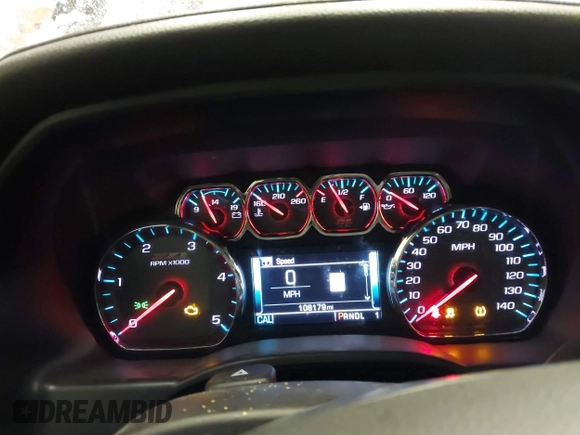 2019 Chevrolet Silverado 2500HD LTZ with VIN 1GC1KTEY6KF267304, listed as a IAAI auction lot 41394062 with 108,179 mi miles. Bid and sale history available at carsss.com. Image 7.